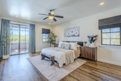 This fully REDESIGNED, Greek Isle-inspired upper-level condo in on Desert Forest Golf Club in Arizona - for sale on GolfHomes.com, golf home, golf lot