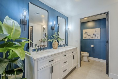 This fully REDESIGNED, Greek Isle-inspired upper-level condo in on Desert Forest Golf Club in Arizona - for sale on GolfHomes.com, golf home, golf lot