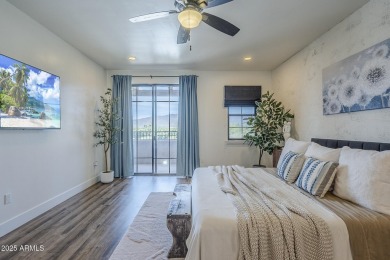 This fully REDESIGNED, Greek Isle-inspired upper-level condo in on Desert Forest Golf Club in Arizona - for sale on GolfHomes.com, golf home, golf lot
