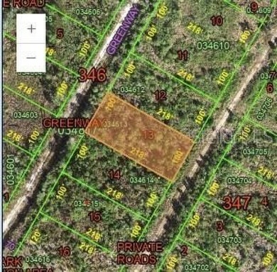 This lot is located conveniently in the heart of Florida WITH on Indian Lake Estates Golf and Country Club in Florida - for sale on GolfHomes.com, golf home, golf lot