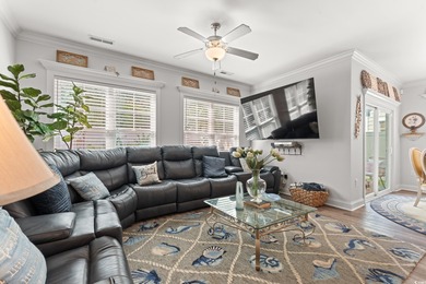 Live like you're on vacation every day in this impressive on Surf Golf and Beach Club in South Carolina - for sale on GolfHomes.com, golf home, golf lot