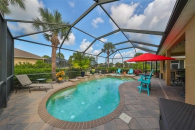 GORGEOUS POOL W/SPA PLUS GOLF COURSE & WATER VIEWS!  Reward on Sandpiper Golf Club in Florida - for sale on GolfHomes.com, golf home, golf lot