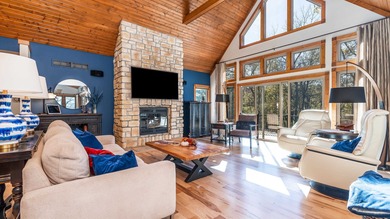 Gorgeous 3 bedroom, 3.5 bath contemporary ranch with rustic on Eagle Ridge Inn and Resort in Illinois - for sale on GolfHomes.com, golf home, golf lot