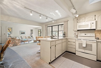 Cozy lower level, golf view condo located at Woodson Bend Resort on Woodson Bend Resort in Kentucky - for sale on GolfHomes.com, golf home, golf lot