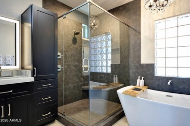 Spectacular Stonecrest designed with thought, care, and an eye on Desert Springs Golf Course in Arizona - for sale on GolfHomes.com, golf home, golf lot