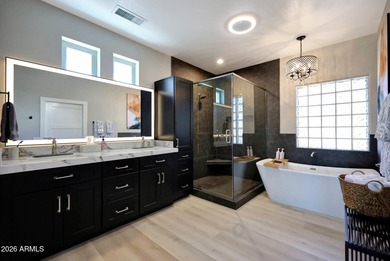 Spectacular Stonecrest designed with thought, care, and an eye on Desert Springs Golf Course in Arizona - for sale on GolfHomes.com, golf home, golf lot