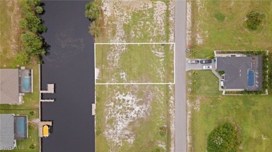 SAILBOAT ACCESS lot! Seawall and Concrete DOCK in place on 100 on Burnt Store Golf Club in Florida - for sale on GolfHomes.com, golf home, golf lot