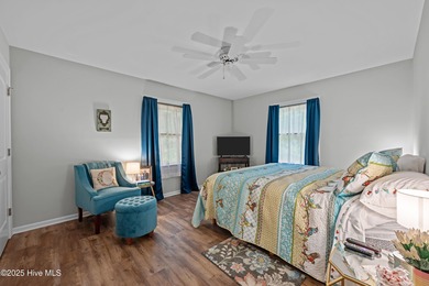 Welcome to your dream escape on the water! Nestled on wooded 2 on River Bend Golf and Country Club in North Carolina - for sale on GolfHomes.com, golf home, golf lot