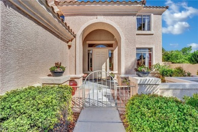 Modern elegance featuring fine finishes, a sparkling blue quartz on Rhodes Ranch Golf Club in Nevada - for sale on GolfHomes.com, golf home, golf lot