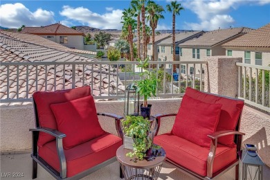 Modern elegance featuring fine finishes, a sparkling blue quartz on Rhodes Ranch Golf Club in Nevada - for sale on GolfHomes.com, golf home, golf lot