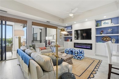 Experience refined beachfront living from the fifth floor of on Miromar Lakes Golf Club in Florida - for sale on GolfHomes.com, golf home, golf lot