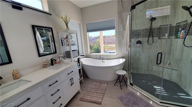 EXPERIENCE LUXURY DESERT LIVING WITH STUNNING GOLF, MOUNTAIN on Revere Golf Club in Nevada - for sale on GolfHomes.com, golf home, golf lot