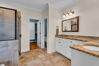 This exquisite 4-bedroom, 3-bathroom custom-built home by on Links O Tryon in South Carolina - for sale on GolfHomes.com, golf home, golf lot