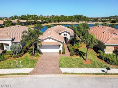 This gorgeous Florencia design, built by WCI, Pelican Preserve's on Pelican Preserve Golf Club in Florida - for sale on GolfHomes.com, golf home, golf lot