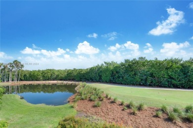 Situated on a prime end lot beside the golf course, this fully on Deering Bay Yacht and Country Club in Florida - for sale on GolfHomes.com, golf home, golf lot