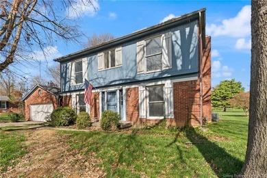 Situated on the 16th hole of Elk Run Golf Course, this spacious on Jeffersonville Elks Golf Club in Indiana - for sale on GolfHomes.com, golf home, golf lot