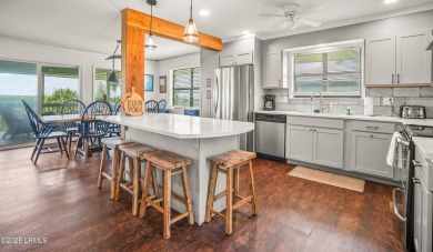 Stunning oceanfront 4BR/3BA home on Fripp Island, fully on Ocean Point Golf Links in South Carolina - for sale on GolfHomes.com, golf home, golf lot