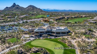 CAPTIVATING VIEWS! Situated on a premium golf course lot in the on Troon North Golf Club  in Arizona - for sale on GolfHomes.com, golf home, golf lot