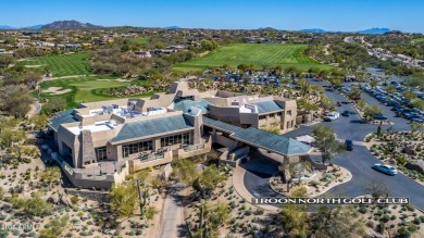 CAPTIVATING VIEWS! Situated on a premium golf course lot in the on Troon North Golf Club  in Arizona - for sale on GolfHomes.com, golf home, golf lot