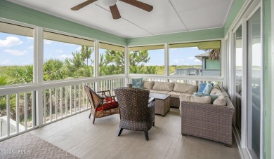 Stunning oceanfront 4BR/3BA home on Fripp Island, fully on Ocean Point Golf Links in South Carolina - for sale on GolfHomes.com, golf home, golf lot