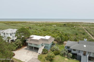 Stunning oceanfront 4BR/3BA home on Fripp Island, fully on Ocean Point Golf Links in South Carolina - for sale on GolfHomes.com, golf home, golf lot