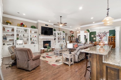 Stunning Lake Maria home featuring a private boat dock and on Isabella Golf Course  in Arkansas - for sale on GolfHomes.com, golf home, golf lot