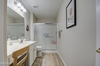 STUNNING REMODEL. BRAND NEW ROOF AND HOT WATER HEATER IN 2023 on Trail Ridge Golf Course in Arizona - for sale on GolfHomes.com, golf home, golf lot