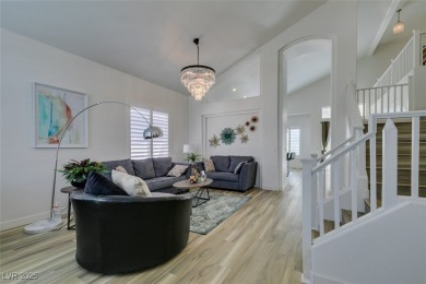 Beautifully upgraded 3-bed, 3-bath home in the guard-gated on Rhodes Ranch Golf Club in Nevada - for sale on GolfHomes.com, golf home, golf lot