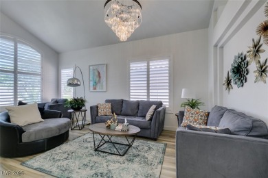 Beautifully upgraded 3-bed, 3-bath home in the guard-gated on Rhodes Ranch Golf Club in Nevada - for sale on GolfHomes.com, golf home, golf lot
