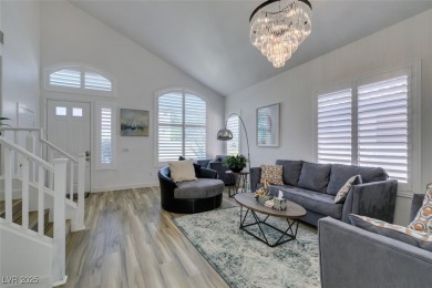 Beautifully upgraded 3-bed, 3-bath home in the guard-gated on Rhodes Ranch Golf Club in Nevada - for sale on GolfHomes.com, golf home, golf lot