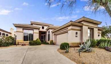 Popular LaJolla model situated on a corner lot in Peregrine on Talon at Grayhawk Golf Course in Arizona - for sale on GolfHomes.com, golf home, golf lot