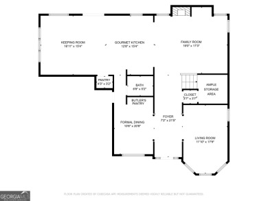 Welcome to this spacious 4-bedroom, 2.5-bath home perfectly on Indian Creek Golf Club in Georgia - for sale on GolfHomes.com, golf home, golf lot