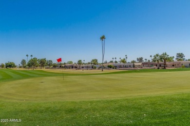 Welcome to this charming 2-bed, 2-bath Gemini home in the heart on Sun City Lakes West and East in Arizona - for sale on GolfHomes.com, golf home, golf lot