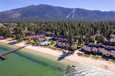 The best sandy beach in Lake Tahoe comes with this single level on Bijou Golf Course in California - for sale on GolfHomes.com, golf home, golf lot