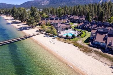 The best sandy beach in Lake Tahoe comes with this single level on Bijou Golf Course in California - for sale on GolfHomes.com, golf home, golf lot