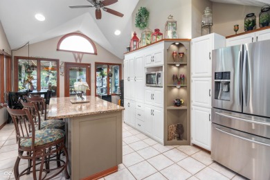 Enjoy life on the water with this 3 bedroom, 2.5 bath, lakefront on Foxcliff Golf Club in Indiana - for sale on GolfHomes.com, golf home, golf lot