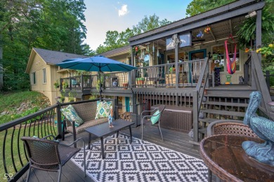 Enjoy life on the water with this 3 bedroom, 2.5 bath, lakefront on Foxcliff Golf Club in Indiana - for sale on GolfHomes.com, golf home, golf lot
