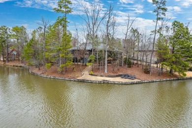 This stately home sits on 221' of Lake Estrella frontage at the on Granada Golf Course in Arkansas - for sale on GolfHomes.com, golf home, golf lot