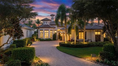 Welcome to an exceptional waterfront retreat offering almost 3 on Miromar Lakes Golf Club in Florida - for sale on GolfHomes.com, golf home, golf lot