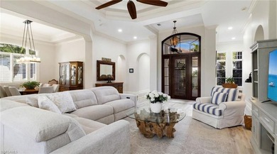 Welcome to an exceptional waterfront retreat offering almost 3 on Miromar Lakes Golf Club in Florida - for sale on GolfHomes.com, golf home, golf lot