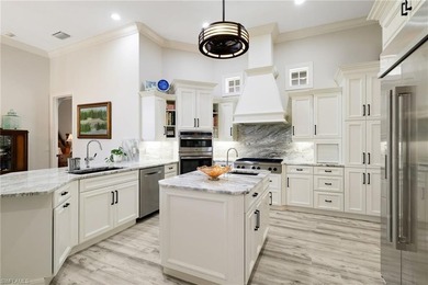 Welcome to an exceptional waterfront retreat offering almost 3 on Miromar Lakes Golf Club in Florida - for sale on GolfHomes.com, golf home, golf lot