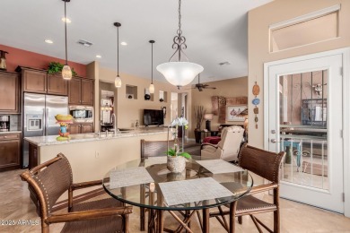 This stunning Truxton model is a true gem, offering 2 bedrooms on Desert Trails in Arizona - for sale on GolfHomes.com, golf home, golf lot