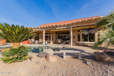 This stunning Truxton model is a true gem, offering 2 bedrooms on Desert Trails in Arizona - for sale on GolfHomes.com, golf home, golf lot