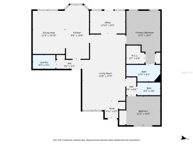 Step into this beautifully updated 1609 sq ft 2-bedroom on Heritage Springs Country Club in Florida - for sale on GolfHomes.com, golf home, golf lot