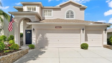 Welcome to this beautifully designed two-story pool home on Stoneybrook Golf Club in Florida - for sale on GolfHomes.com, golf home, golf lot