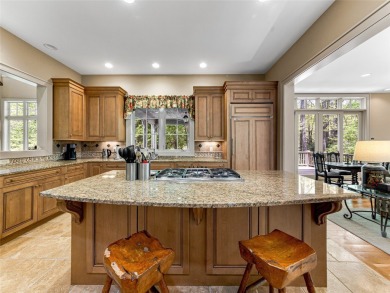 Overlooking the scenic 4th hole, this stunning 4-bedroom, 4 on Lake Toxaway Country Club in North Carolina - for sale on GolfHomes.com, golf home, golf lot
