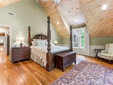 Overlooking the scenic 4th hole, this stunning 4-bedroom, 4 on Lake Toxaway Country Club in North Carolina - for sale on GolfHomes.com, golf home, golf lot
