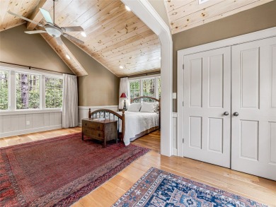 Overlooking the scenic 4th hole, this stunning 4-bedroom, 4 on Lake Toxaway Country Club in North Carolina - for sale on GolfHomes.com, golf home, golf lot