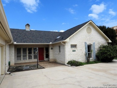 Discover this stunning single-story rock home situated on the on Flying L Guest Ranch in Texas - for sale on GolfHomes.com, golf home, golf lot