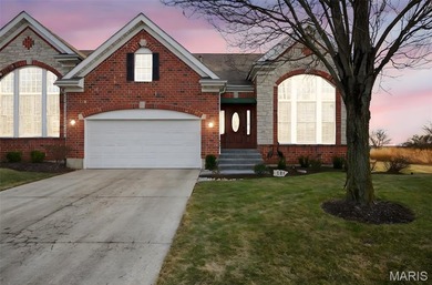 Experience elegant living in this stunning villa located in the on Winghaven Country Club in Missouri - for sale on GolfHomes.com, golf home, golf lot